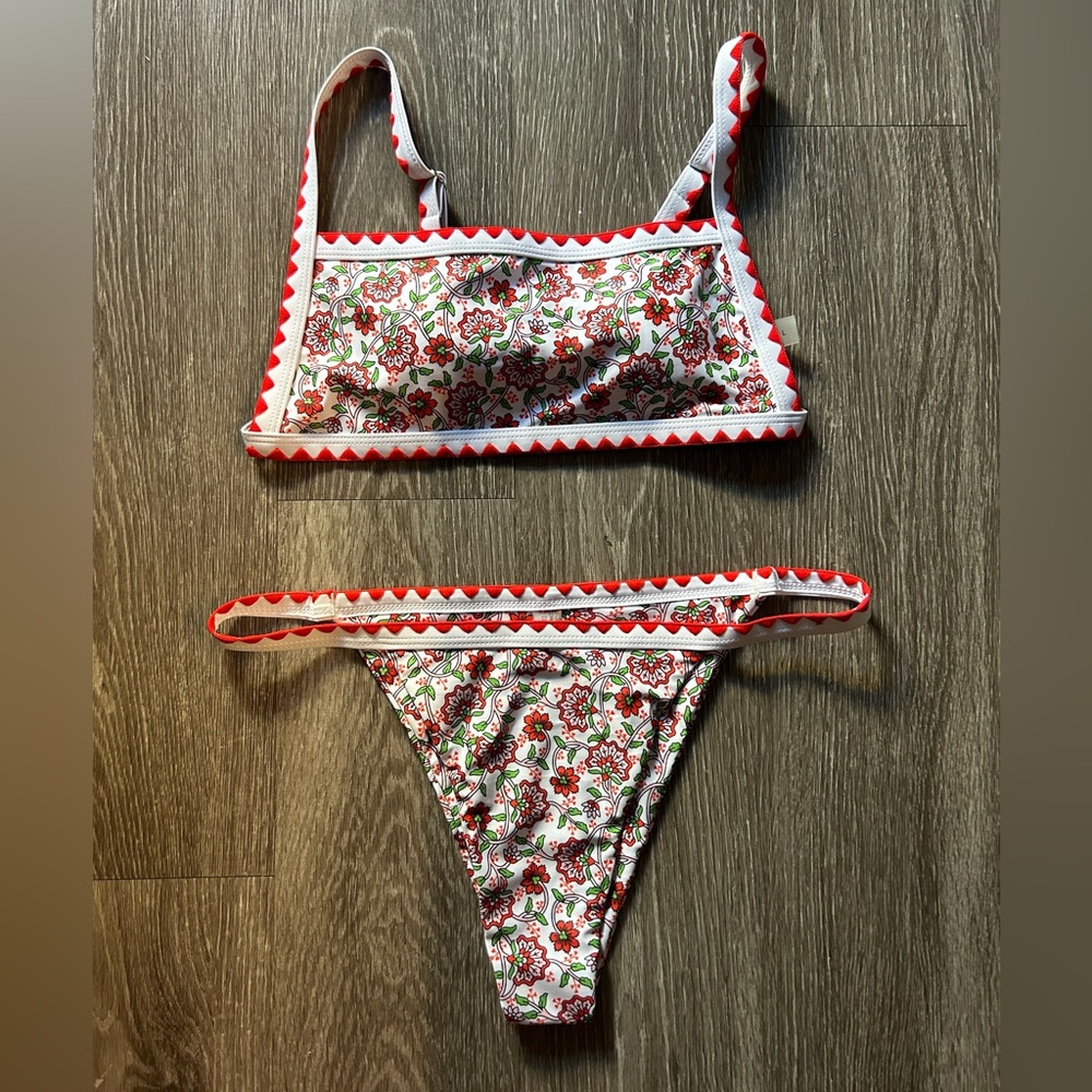 NWOT Shein floral bathing suit